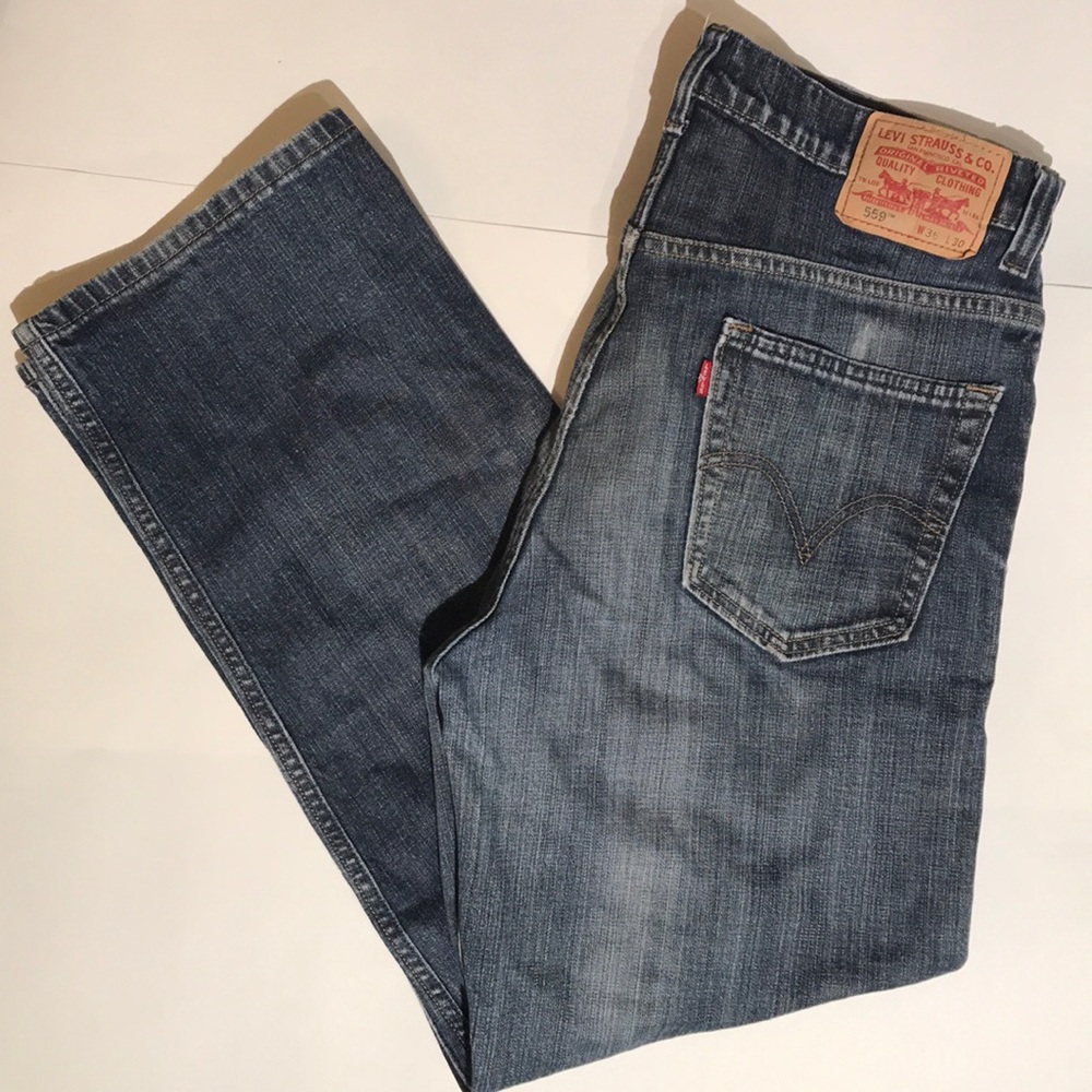 Levis 559 Relaxed Straight Jeans size 36x30